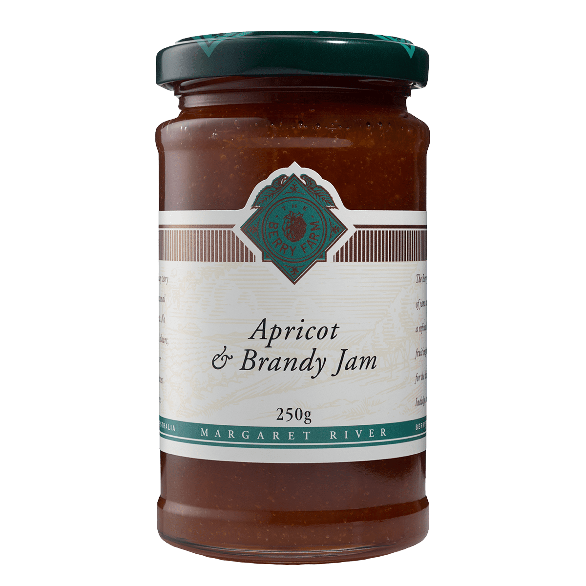 A jar of Apricot & Brandy Jam