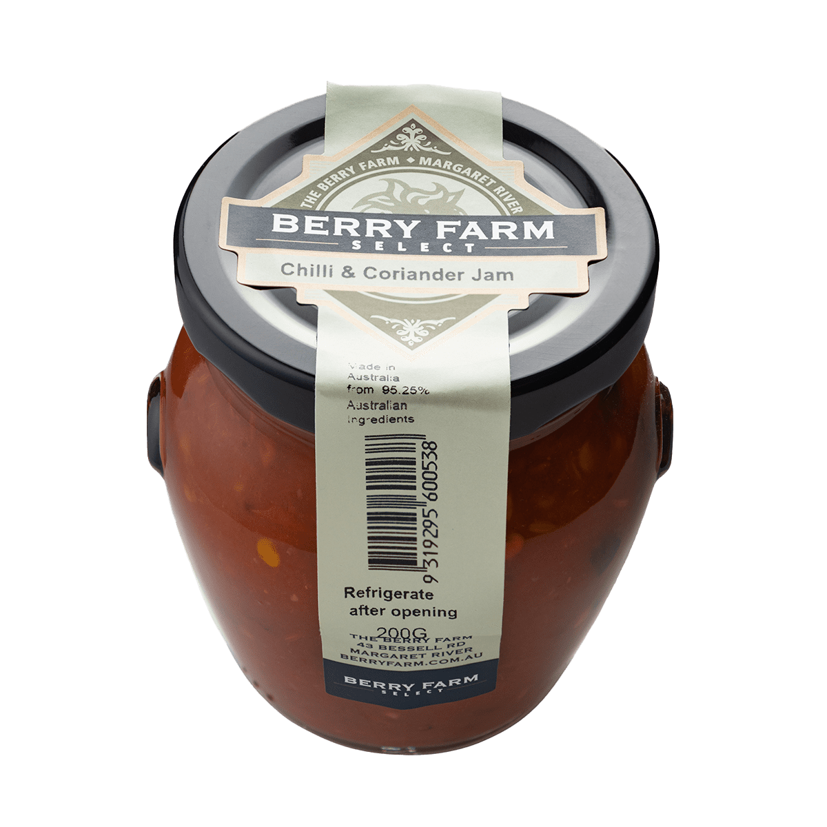 A jar of Chilli & Coriander Jam